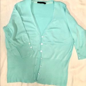 Mint green cardigan